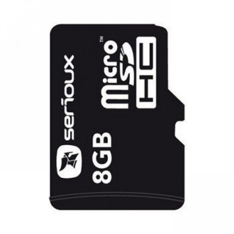Card de memorie Serioux microSDHC 8GB, Class 10 + Adaptor