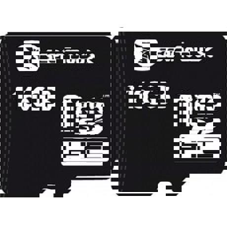 Micro Secure Digital Card Serioux, 16GB, SFTF16AC10, Clasa 10, cu adaptor SDHC 