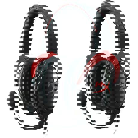 Casti cu microfon Kingston gaming, HyperX Cloud II Gaming Red, Full size