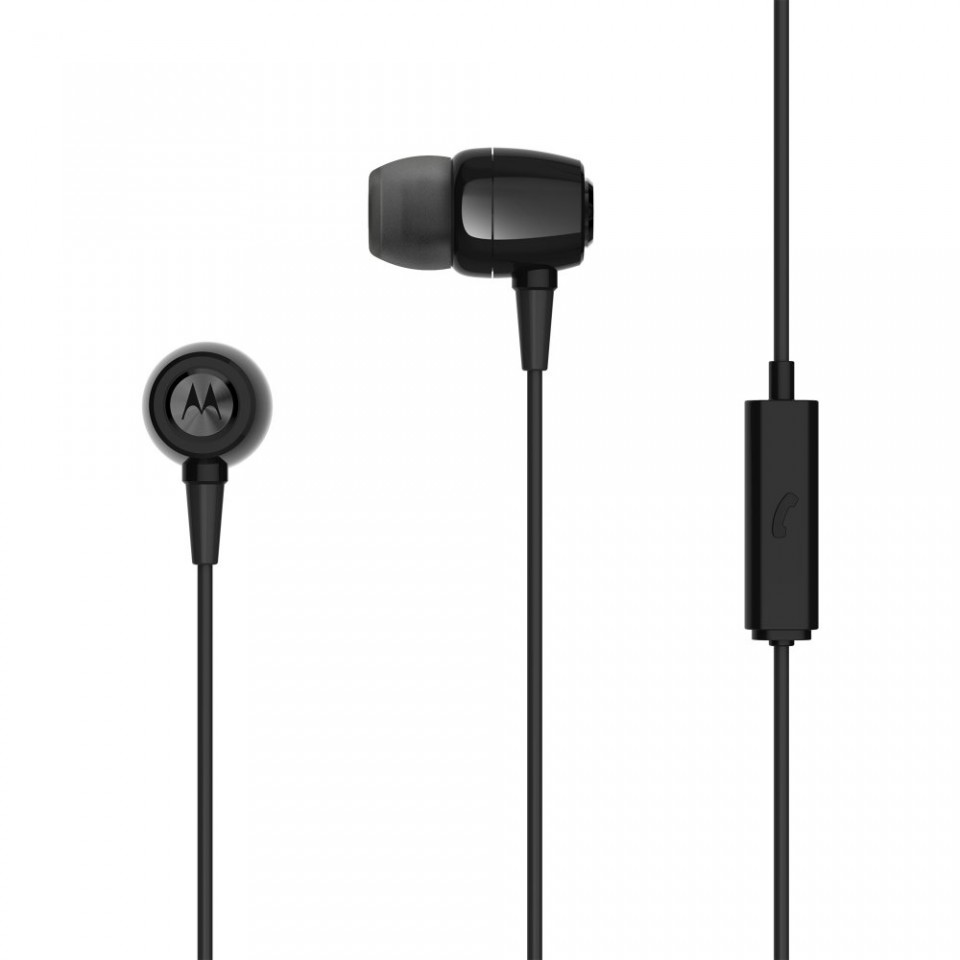 Casti Motorola Earbuds Metal Black