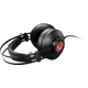 Casti gaming cu microfon MSI, Jack 3.5mm, Volum pe cablu, Negru
