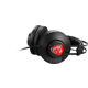 Casti gaming cu microfon MSI, Jack 3.5mm, Volum pe cablu, Negru
