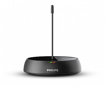 Casti audio wireless HiFI Philips SHC5200/10, frecventa FM, Negru