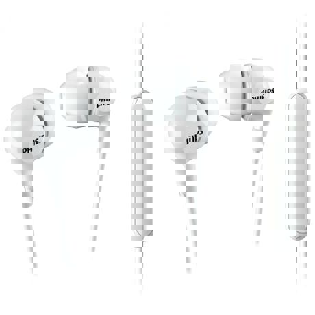 Casti cu microfon Philips SHE3555WT/00, In-ear
