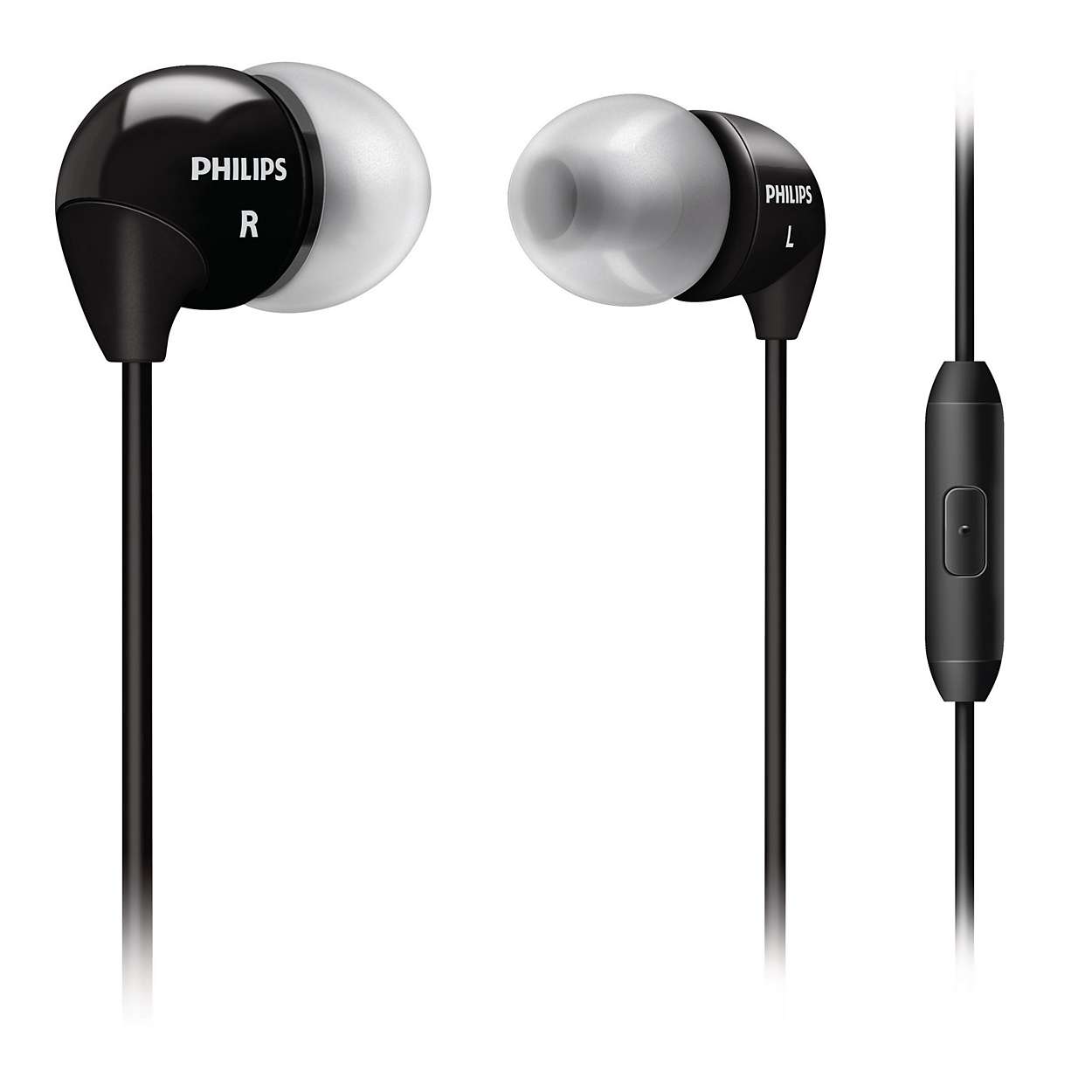 Casti audio Philips inner-ear SHE3595BK/00, Negru