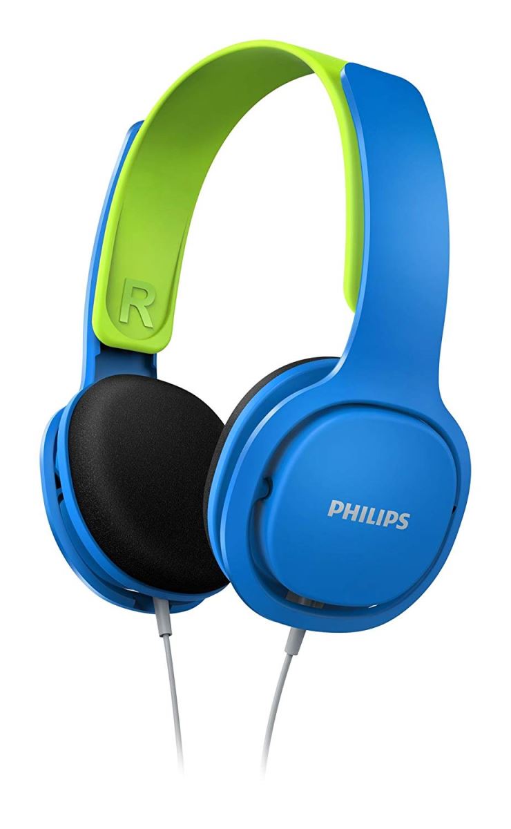 Casti audio pentru copii Philips SHK2000BL/00, Albastru/Verde
