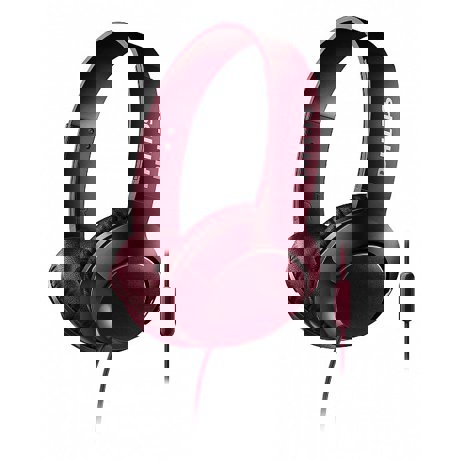 Casti on-ear cu microfon PHILIPS SHL3075RD/00, Bass+, Rosu