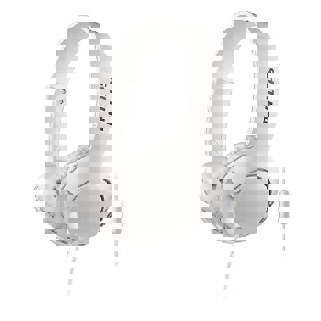 Casti on-ear cu microfon PHILIPS SHL3075WT/00, Bass+, Alb