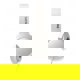 Casti on-ear cu microfon PHILIPS SHL3075WT/00, Bass+, Alb