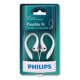 Casti sport Philips SHS3300WT/10, cablu 1.2m, Alb
