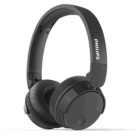 Casti audio wireless Philips TABH305BK/00, Bluetooth v4.2, microfon, redare 18 ore, Negru
