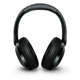 Casti audio wireless Philips Performance TAPH802BK/00, Bluetooth v4.2, Hi-Res Audio, microfon incorporat cu anularea ecoului, izolare pasiva a zgomotului, incarcare rapida, design pliabil, redare 30 ore, Negru