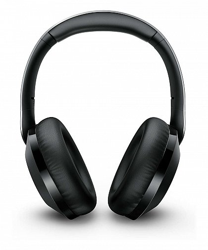 Casti audio wireless Philips Performance TAPH805BK/00, Bluetooth v5.0, Hi-Res Audio, microfon, incarcare rapida, redare 30 ore, Negru