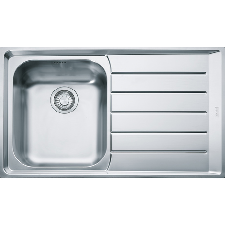 Chiuveta Franke 101.0040.731 Neptune NEX 611, 860 x 510mm (margine slim), Picurator dreapta, 1 cuva, Inox satinat