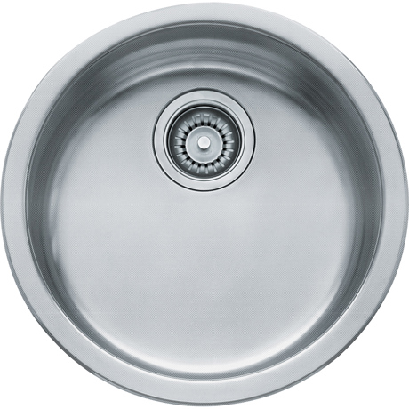 Chiuveta Franke Ariane RBL 610-38 Inox dekor 101.0157.341, Φ 435mm, 1B, Margine slim, Sifon inclus
