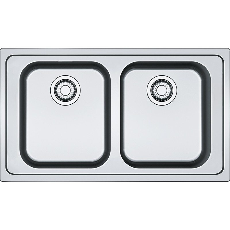 Chiuveta Franke Smart SRX 620 Inox lucios 101.0356.664, 860x500, 2B, Margine slim