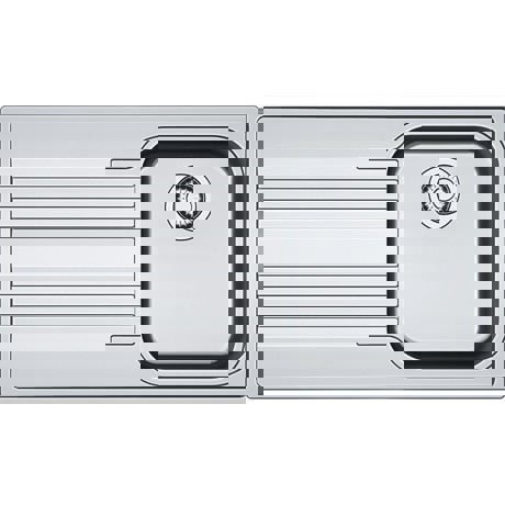 Chiuveta Franke Smart SRX 611-86 Inox lucios 101.0356.759, 860x500, 1B 1D, Cuva dreapta, Margine slim