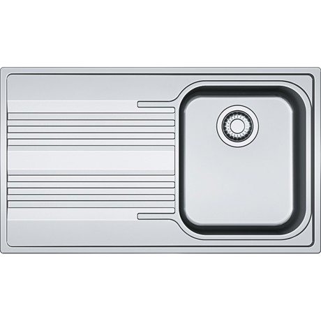 Chiuveta Franke Smart SRX 611-86 Inox lucios 101.0356.759, 860x500, 1B 1D, Cuva dreapta, Margine slim