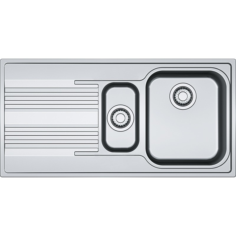 Chiuveta Franke Smart SRX 651 Inox lucios 101.0356.886, 1000x500, 1 ½ B 1D, Cuva dreapta, Margine slim