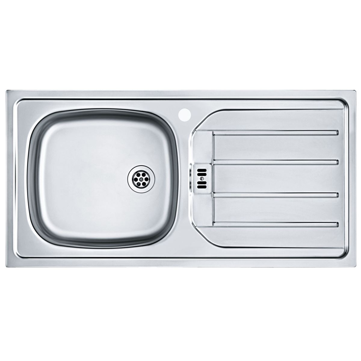 Chiuveta Franke ESL 614-86, 86x43.5 cm, Cuva stanga, Inox dekor, 101.0631.991