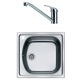 Pachet Franke 101.0636.526, Chiuveta ETL 610-36, + Baterie Basic Crom
