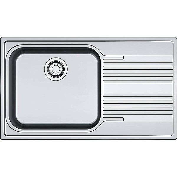 Chiuveta Franke Smart SRX 611-86 Inox lucios 101.0356.758, 860x500, 1B 1D, Cuva stanga, Margine slim