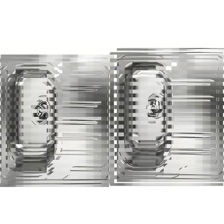 Chiuveta Franke Onda OLL 611 Inox Dekor 101.0486.071, 790x500, 1B 1D, Cuva stanga