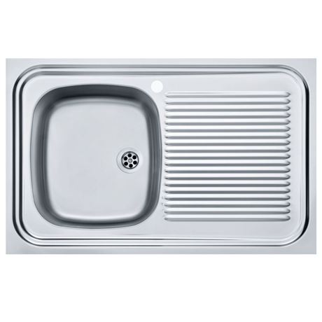 Chiuveta Franke SXL 711, 80x50 cm, Cuva stanga, Inox Dekor, 103.0631.855