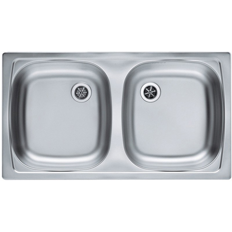 Chiuveta Alveus BASIC 160 1039144 Inox, Satin, Valve 60 rvx