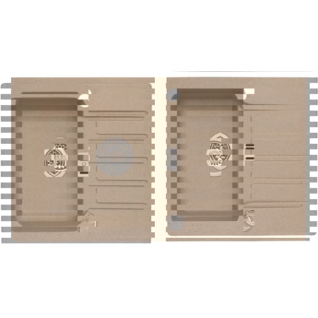 Chiuveta Alveus Niagara 30 A55 Bej 1123055, 1B 1D, 780 x 435 x 160
