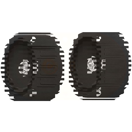 Chiuveta Alveus Niagara 40 A91 Carbon 1124091, 1B 1D, 780 x 435 x 160