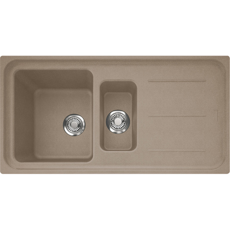 Chiuveta Franke Impact 114.0302.652 IMG 651, 970 x 500mm, Pop up, 2 cuve. Fragranit, Oyster
