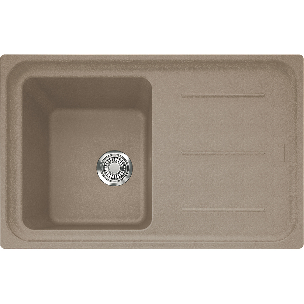 Chiuveta Franke Impact 114.0302.667 IMG 611, 780 x 500mm, Pop up, 1 cuva, Fragranit, Oyster