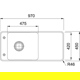 Chiuveta Franke Style  SYG 611 Lunar Grey 114.0536.213