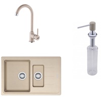 Pachet Franke 114.0633.772, Chiuveta fragranite BFG 651-78, 780x500mm, + Baterie Pola 1.0 + Dozator sapun, Avena