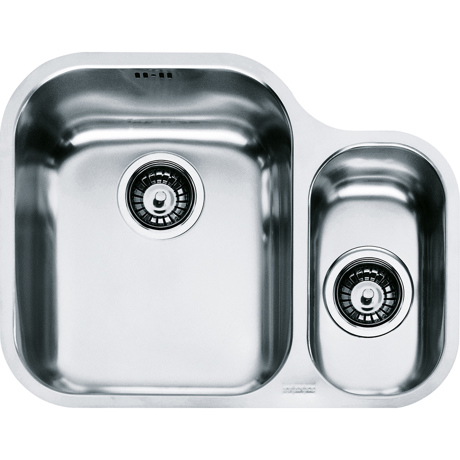 Chiuveta Franke 122.0021.448 AMX 160, 580 x 450mm, Montare sub blat, 2 cuve, Inox satinat