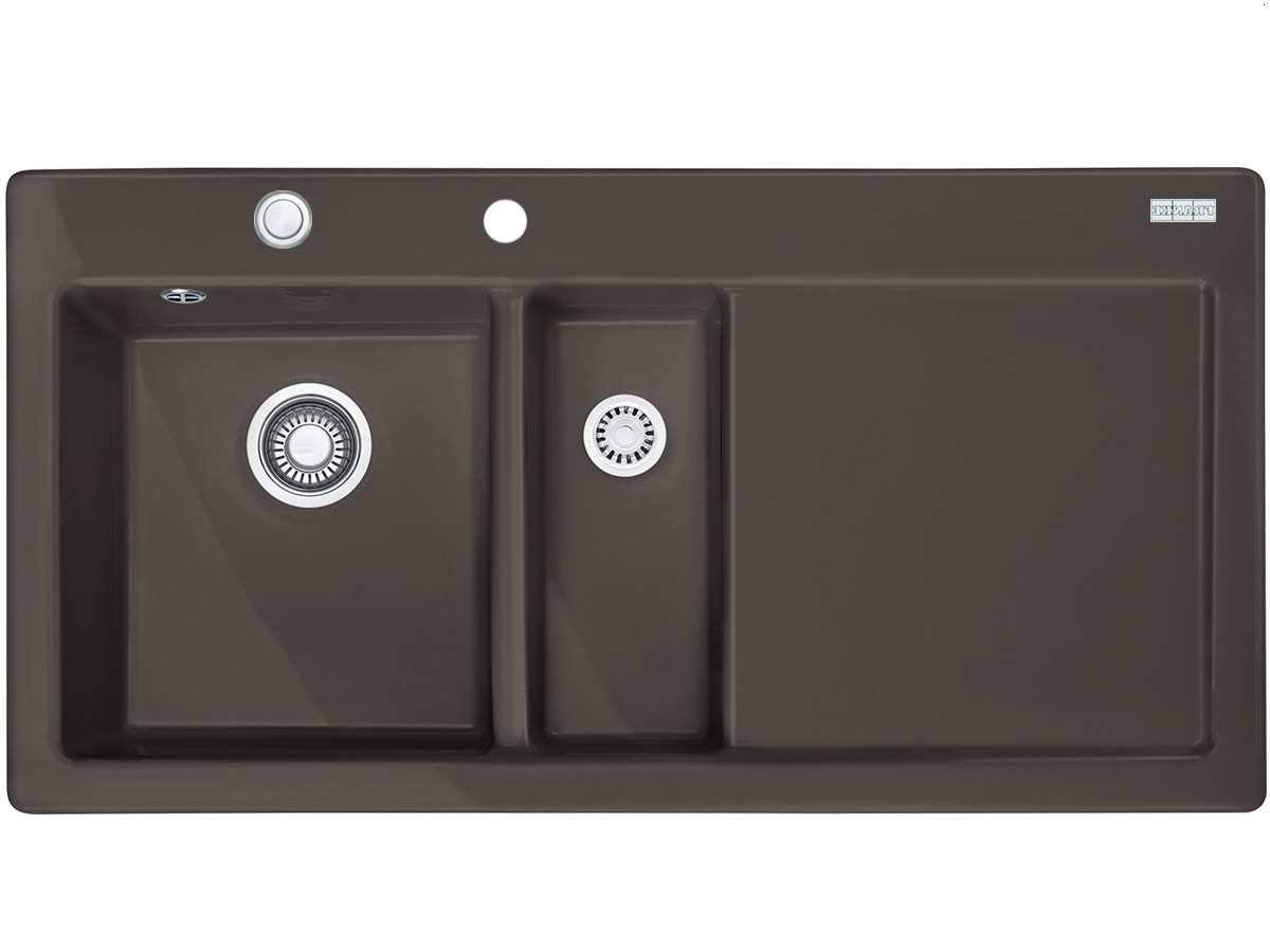 Chiuveta Franke Mythos MTK 651-100 Grafite Fraceram 124.0335.873, 1000 x 510, 1 ½ B 1D, Cuva stanga, Grafit
