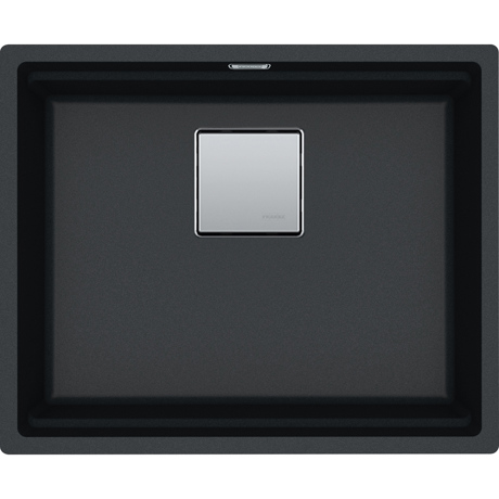 Chiuveta Franke Kubus 2 KNG 110-52, Fragranite, 56x46 cm, 1 cuva, Nero 125.0529.601