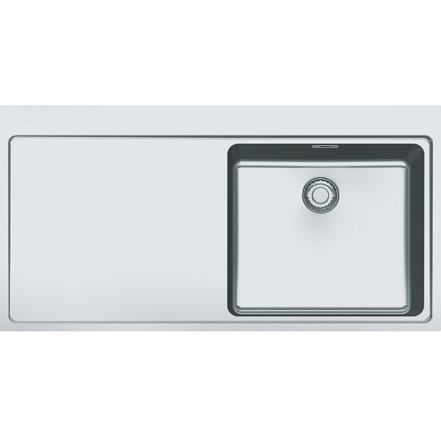 Chiuveta Franke Mythos MMX 211 Inox lucios 127.0072.482 ,1000x520, 1B 1D, Cuva dreapta, Semifilo/Filotop