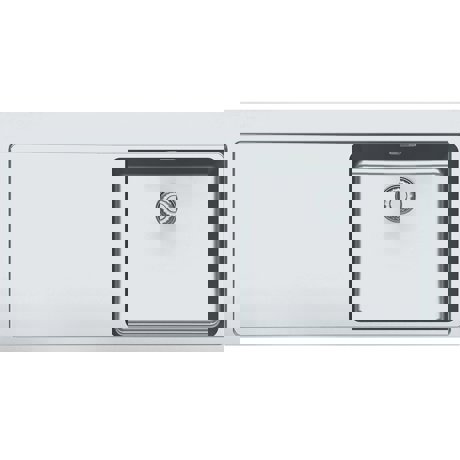 Chiuveta Franke Mythos MMX 211 Inox lucios 127.0072.482 ,1000x520, 1B 1D, Cuva dreapta, Semifilo/Filotop