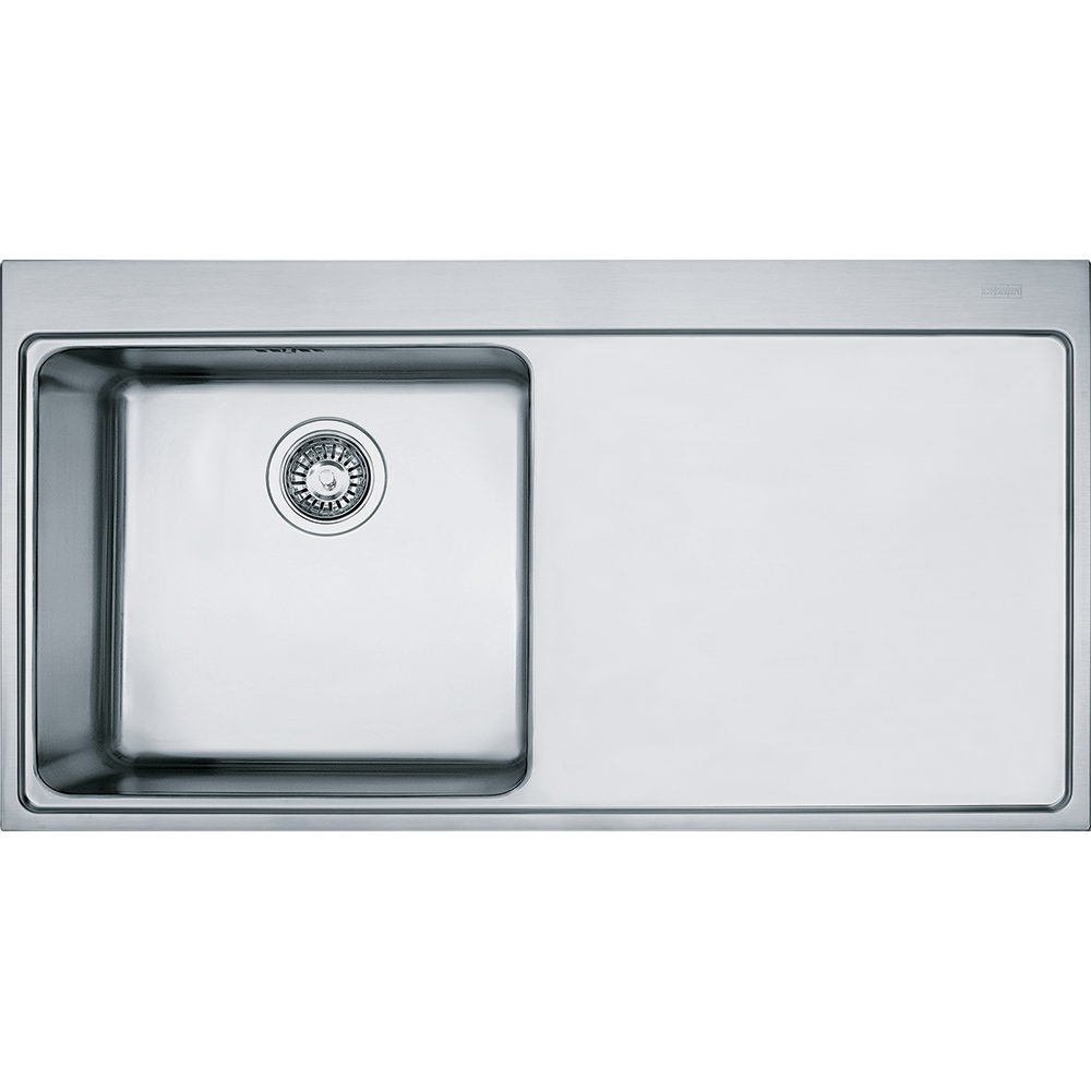 Chiuveta Franke Mythos MMX 211 Inox lucios 127.0072.484 ,1000x520, 1B 1D, Cuva stanga, Semifilo/Filotop