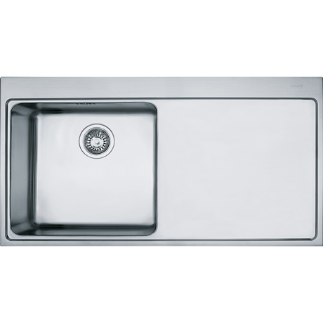 Chiuveta Franke Mythos MMX 211 Inox lucios 127.0072.484 ,1000x520, 1B 1D, Cuva stanga, Semifilo/Filotop