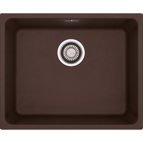 Chiuveta Franke Kubus 135.0501.446 KBG 210-50, 530 x 430mm, Montare la nivel blat, 1 cuva, Fragranit, Dark Brown