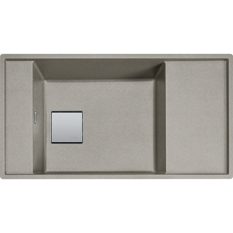 Chiuveta Franke Fresno 135.0536.251 FSG 211-86, 860x458 mm, 1 cuva, Fragranit, Sterling Silver