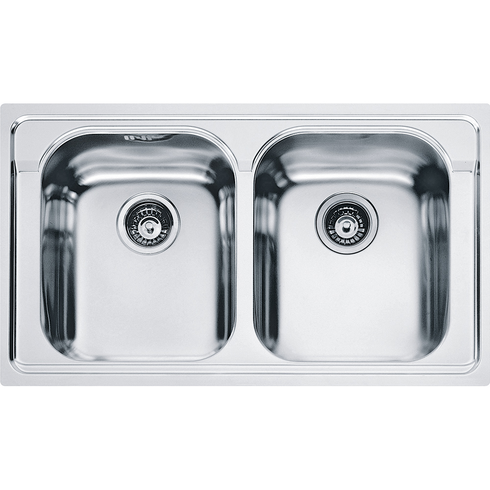 Chiuveta Franke Armonia 101.0021.618 AMX 620, 860 x 500mm (margine slim), 2 cuve, Inox satinat