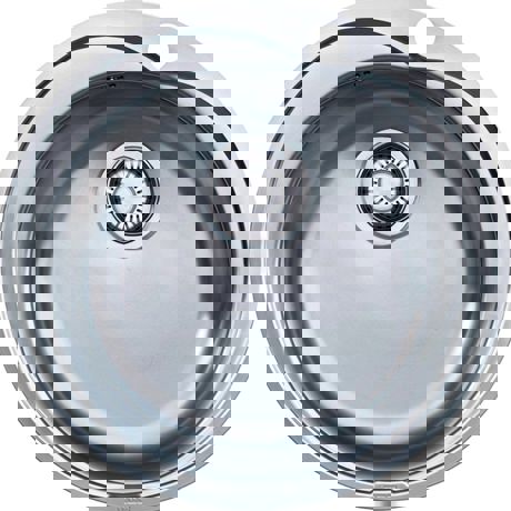 Chiuveta Franke Rotondo 101.0026.287 ROX 610-41, Φ 510mm (margine slim, sifon inclus), Inox satinat