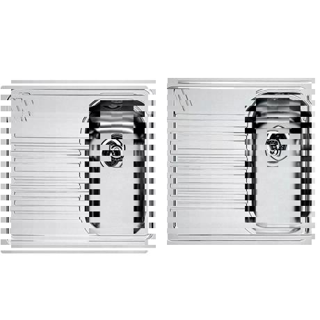 Chiuveta Franke Armonia 101.0022.583 AMT 611, 860 x 500mm (margine slim), Picurator stanga, 1 cuva, Inox Microdekor