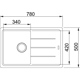 Chiuveta Franke Basis BFG 611-78 Bianco 114.0531.803