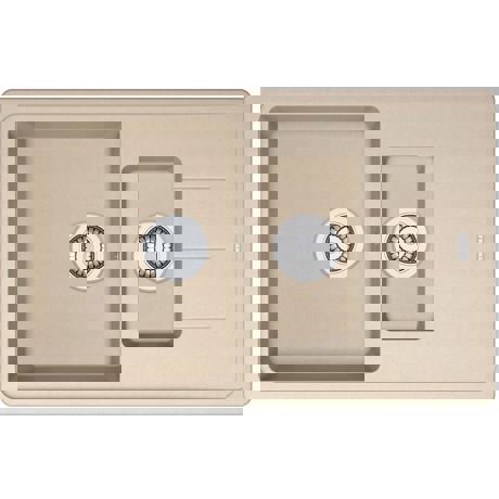 Chiuveta Franke Basis BFG 651-78 Avena 114.0361.962, 780x500mm, 1 1/2B 1/2D, tehnologie Sanitized