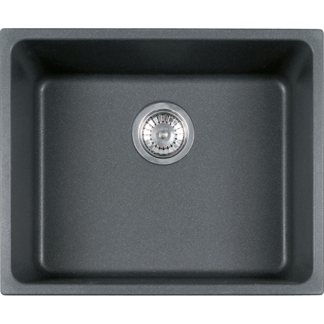 Chiuveta Franke Kubus 125.0068.576 KBG 110-50, 540 x 440mm, Montare sub blat,1 cuva, Fragranit, Grafite